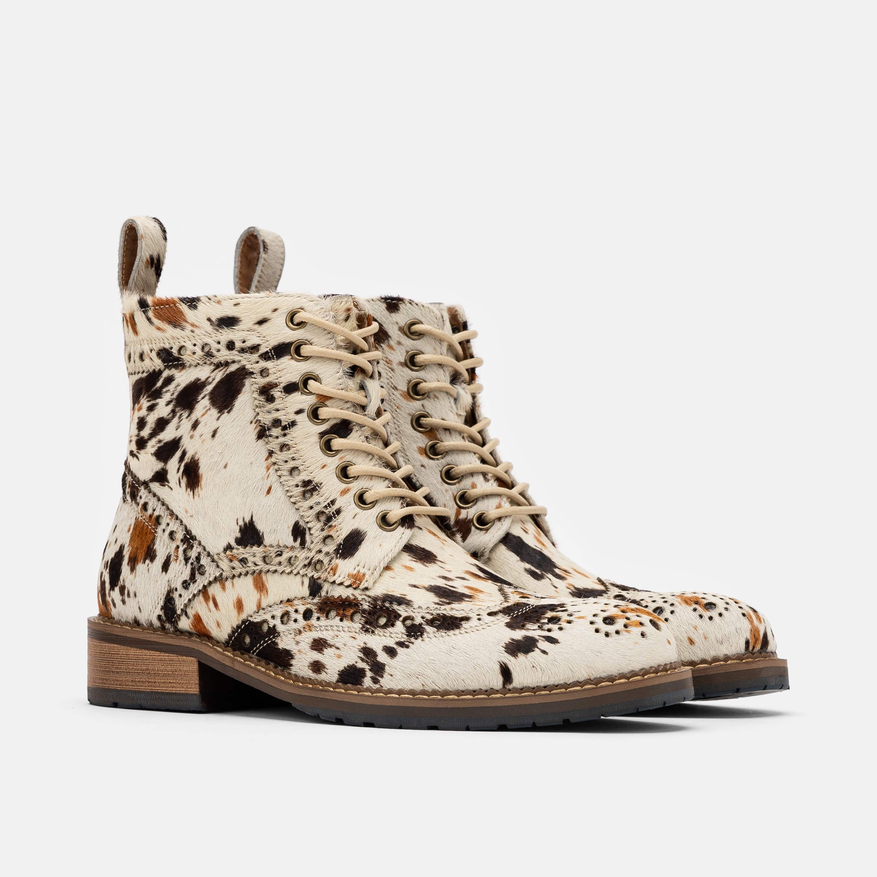 Ms. Belmont Appaloosa Wingtip Boots
