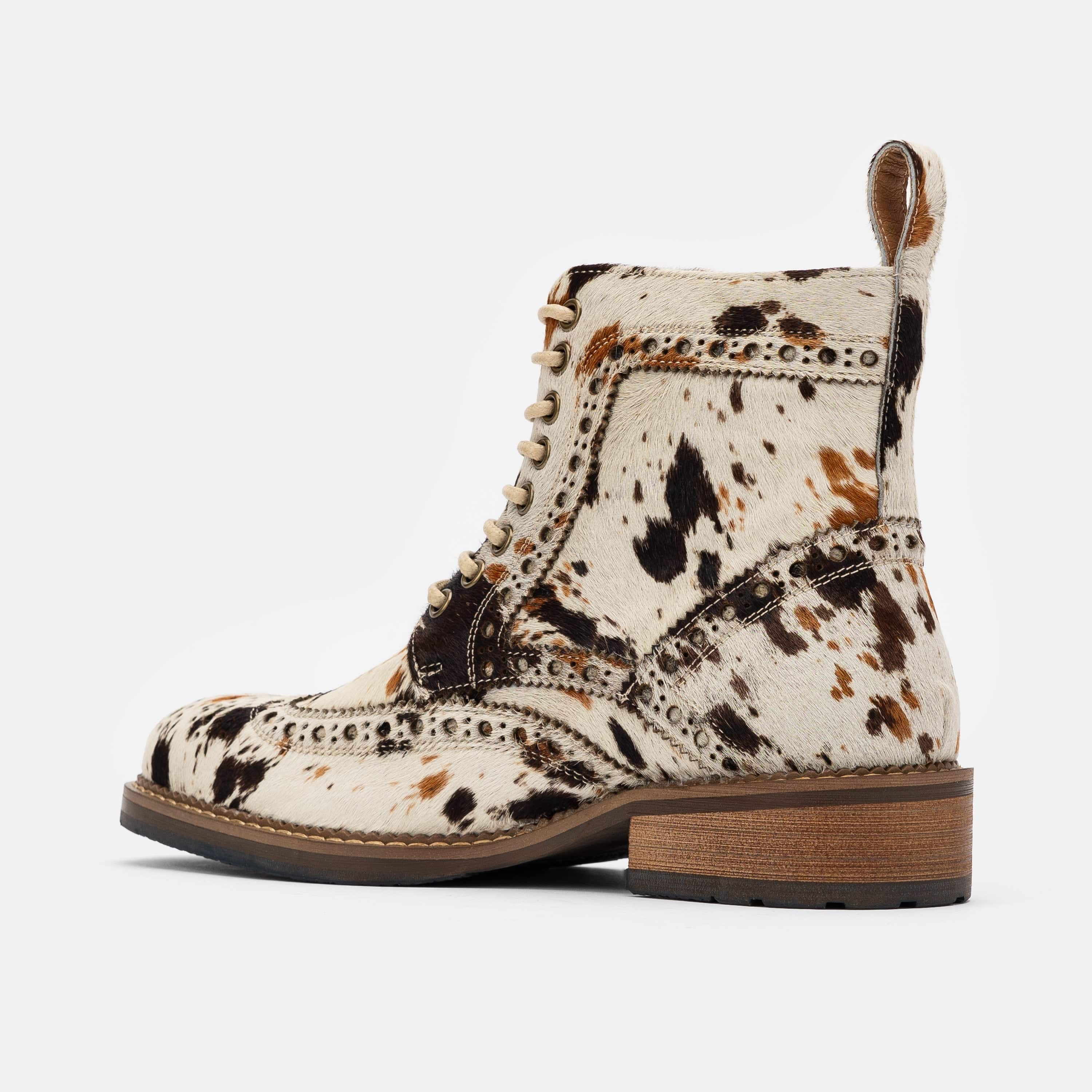 Ms. Belmont Appaloosa Wingtip Boots