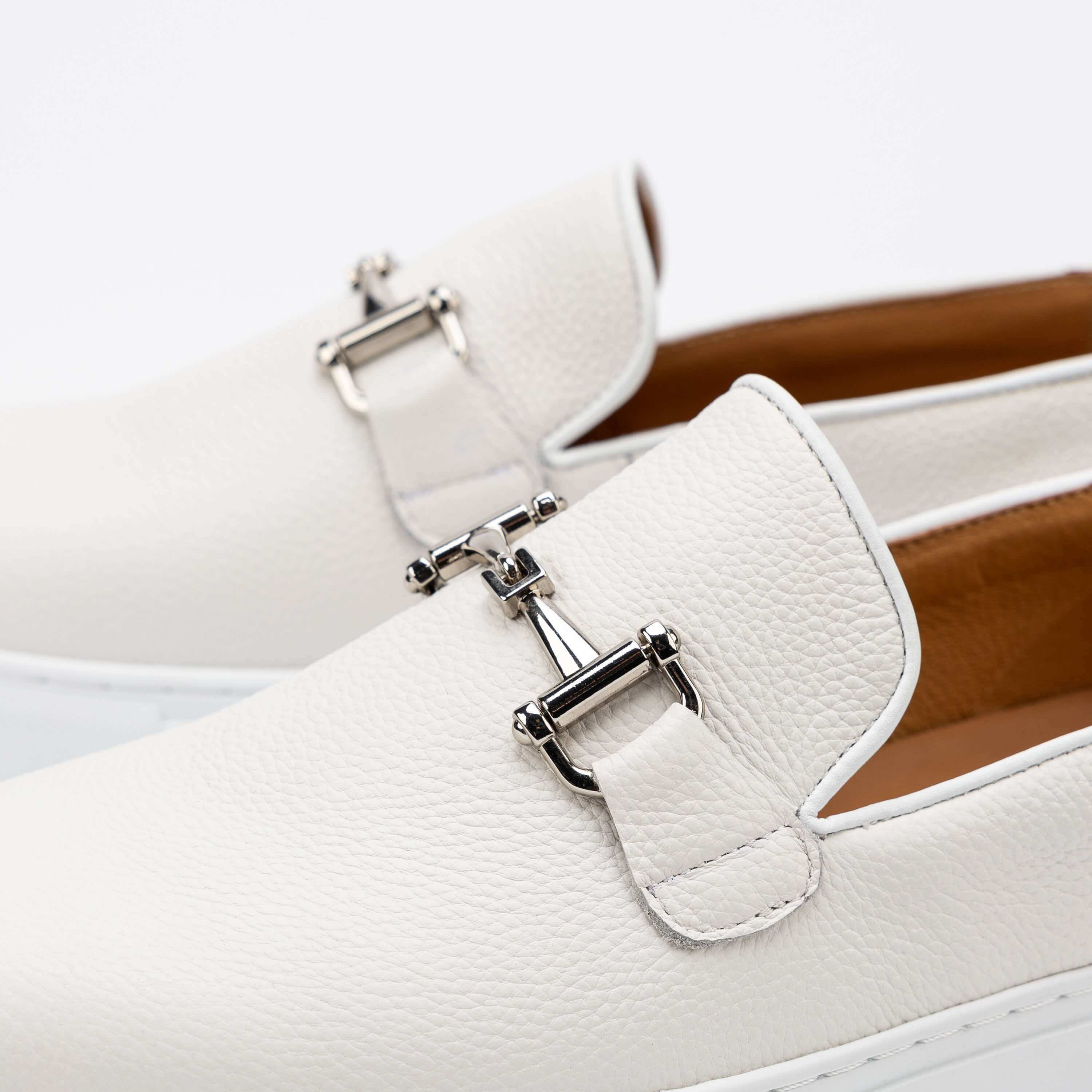 Boardwalk White Bit Loafer Sneakers